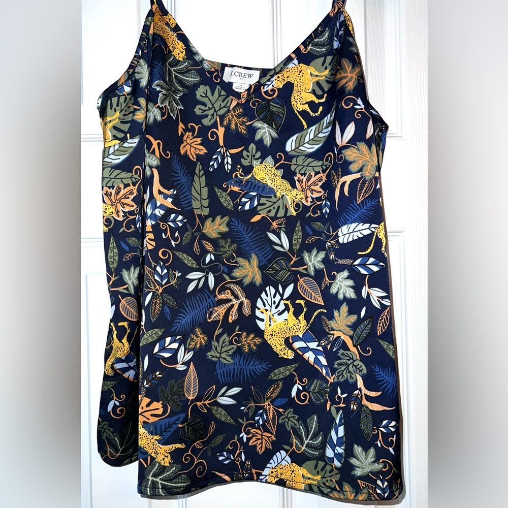 J CREW FACTORY WOMEN'S WILD ANIMALS TANK